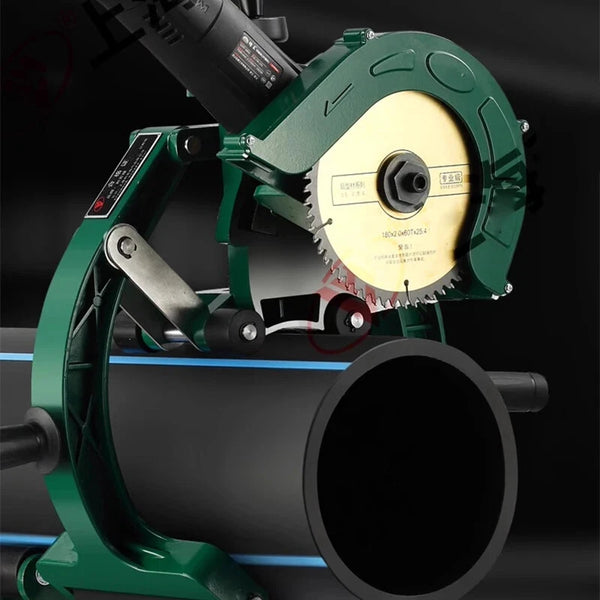 1800W PVC Pipe Cutter Electric Pipe Cutter Round Pipe Cutting Machine 160-400MM