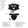 LED Facial Mask 4 Color Red Light Therapy Skin Care Photon Mask Rejuvenation - Image 9