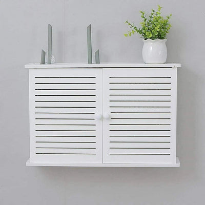 Wifi Router Storage Box Wall Mount Cable Board Bracket Wireless Panel Organizer - Image 5