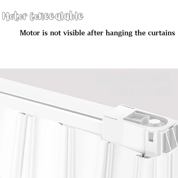 4.2M Electric Curtain Track Smart Multi-Control Low-Noise 33dB Double Open
