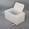 40L Live Bait Tank Portable Fish Transport Tank with Hatch 550x355x280mm - Image 1