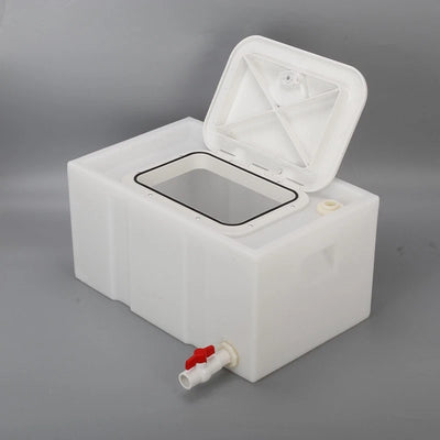 40L Live Bait Tank Portable Fish Transport Tank with Hatch 550x355x280mm - Image 1