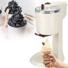 1L Automatic Small Soft Ice Cream Cones Maker Household DIY Ice Cream Roll Maker