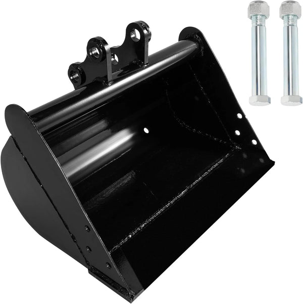 20" No Teeth Flat Backhoe Bucket Mini Excavator Small Digger Attachment 500mm - Image 1