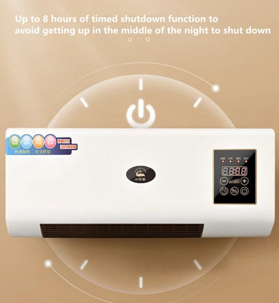 Wall Mounted Fan Air Conditioner Mini Fan Natural Wind Heating Double Use 2000W - Image 8