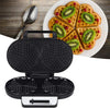 Electric Waffle Maker Heart-Shaped Non-Stick double-Side No Flip Design - Image 8