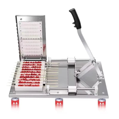 Manual Mutton Kebab Machine BBQ Skewer Meat Making Mahcine Kebab Press Mould
