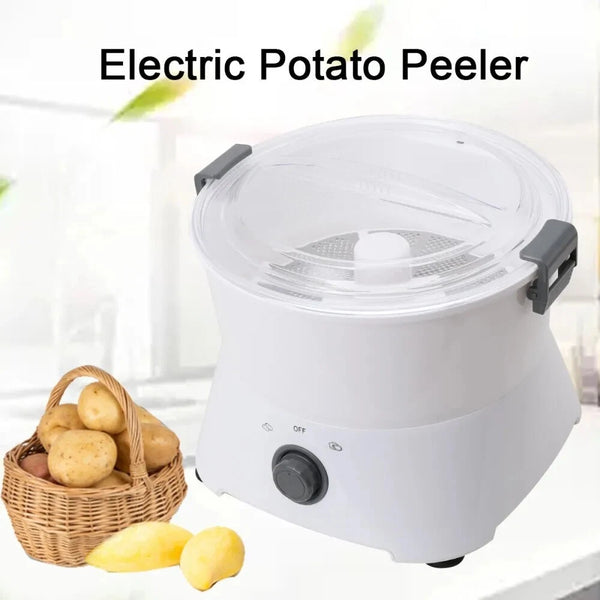 Electric Potato Peeler Commercial Automatic Peeler Suitable for 1.76 lb Potatoes - Image 3
