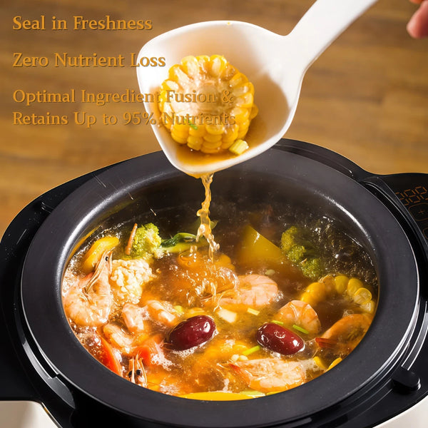 6L Smart Rice Cooker Automatic Stir-frying Machine W/ Ball Kettle Liner 2KW AU