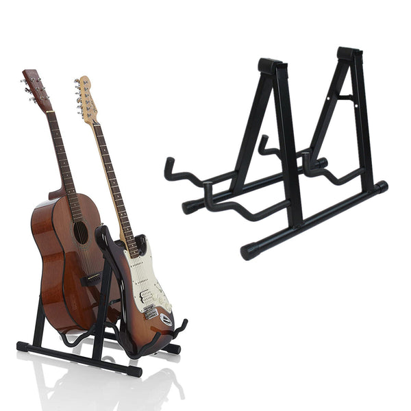 Portable Foldable Ukelele Guitar Stand Bass Electric Acoustic Floor Holder Rack