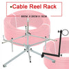 Wire Fence Spinning Reel Dispenser Feeder for Plain Barb Electric Fencing Wire