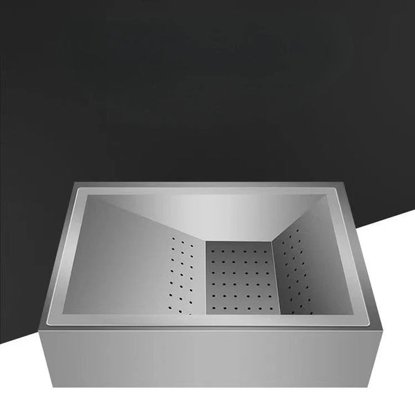 Commercial French Fries Chips Dump Station Oil Colanders Filter For Potato Chips - Image 9
