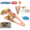 Roll Up Door Lock High-Security Lock for Garages Storage Zinc Plated Anchor Lock - Image 1