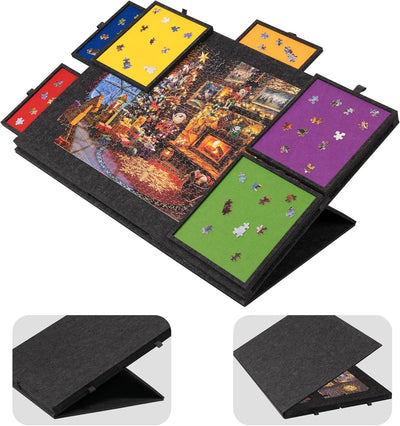 1000-2000 Pieces Tilting Jigsaw Puzzle Board with 2-in-1 Stand and Cover - Image 15