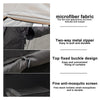 Portable Folding Tent Bed with Privacy Canopy for Camping Indoor & Outdoor Use