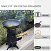 Collapsible Rocket Stove Wood Burning Fire Camping Stove for Outdoor Cooking