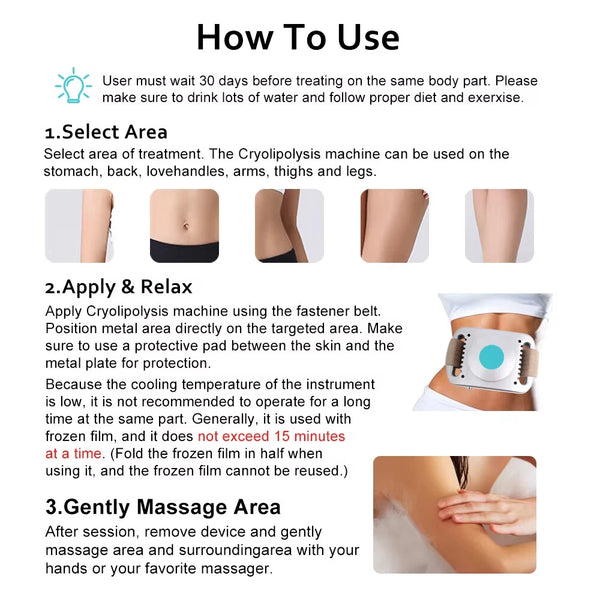 Fat Freezing Body Contouring Massage Machine - Image 8