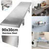 90x30 Wall Mount Shelving Stainless Steel Shelf For Food Truck BBQ working table - Image 4