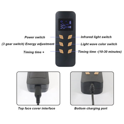 LED Facial Mask 4 Color Red Light Therapy Skin Care Photon Mask Rejuvenation - Image 8