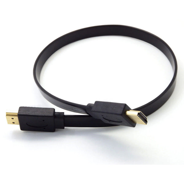Full HD Short HDMI Male to Male Plug Flat Cable Cord for Audio Video HDTV 30cm - Image 12