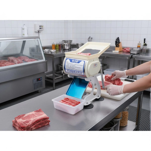 Manual Meat Cutter Food Jerky Slicer for Household＆Commercial Stainless Steel - Image 8