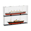 Large!!!  Acrylic Display Case for Lego Titanic 10294 Dustproof Self-Install Box
