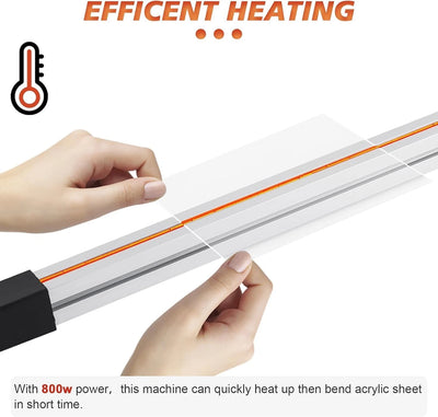 600mm/1200mm Acrylic Heat Bending Machine Plastic Sheet Bender for Sign Making - Image 2