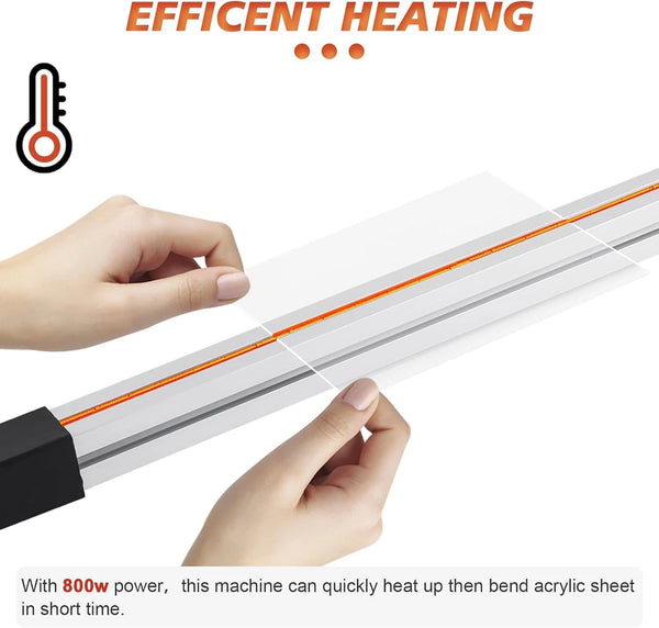 600mm/1200mm Acrylic Heat Bending Machine Plastic Sheet Bender for Sign Making - Image 2