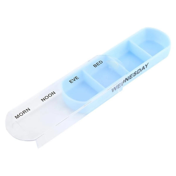 7Day Pill Box Medicine Storage Weekly Tablet Container Case Organizer Dispenser
