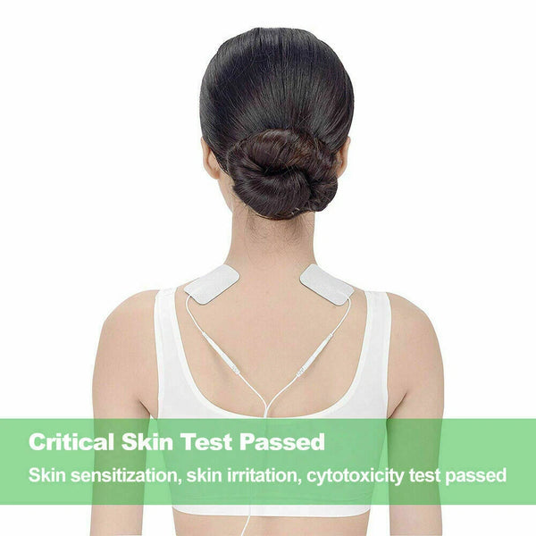 12pcs TENS Unit Pads Replacement with Plug 2.0 mm for TENS Machine - Image 2
