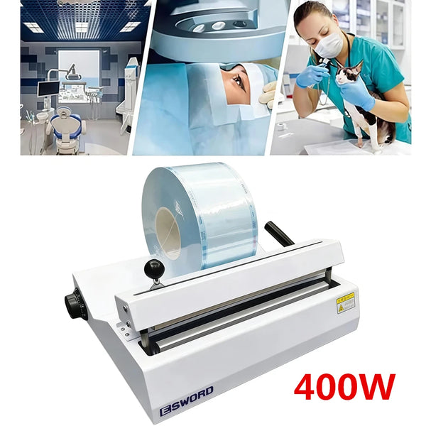 Dental Sterilization Bag Sealer Adjustable Temp Medical Pouch Sealing Machine - Image 1