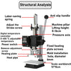 Upgraded Hot Foil Stamping Machine 5x7cm Leather Bronzing Pressure Mark Machine