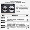 Watch Winder Automatic Watches Box 6 Watch Display Box 5 Rotation Modes - Image 12