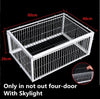 Catch Pigeon Trap One-Way Entrance Pigeon Dove Trap Cage Foldable Galvanised - Image 2