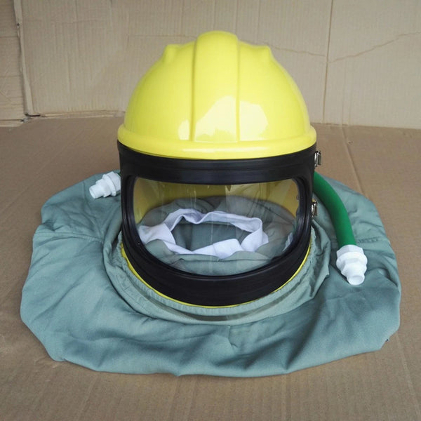 Sandblasting Helmet Sand Blasting Hood Cape for Sandblasting Welding Cutting