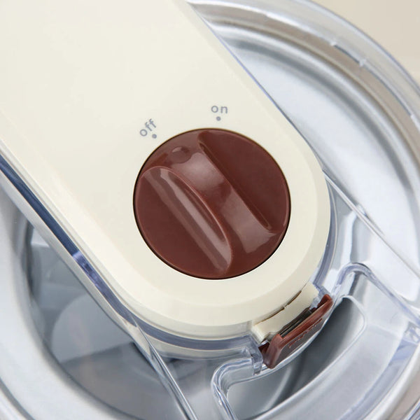 1L Automatic Small Soft Ice Cream Cones Maker Household DIY Ice Cream Roll Maker