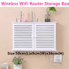 Wifi Router Storage Box Wall Mount Cable Board Bracket Wireless Panel Organizer - Image 1