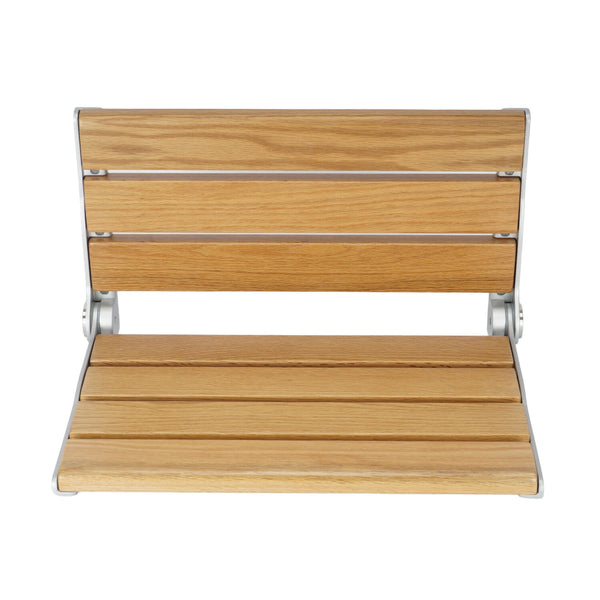 Foldable Shower Seat Wall Mounted Folding Shower Bench for Small Shower Spaces - Image 1
