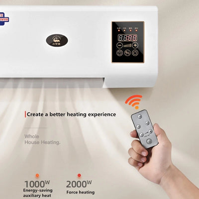 Wall Mounted Fan Air Conditioner Mini Fan Natural Wind Heating Double Use 2000W - Image 5