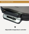 Electric Waffle Maker Heart-Shaped Non-Stick double-Side No Flip Design - Image 11