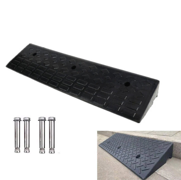 1m Rubber Curb Ramp Wheelchair Kerb Ramp Threshold 5/10/15CM for Motorcycle - Image 4