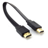 Full HD Short HDMI Male to Male Plug Flat Cable Cord for Audio Video HDTV 30cm - Image 9