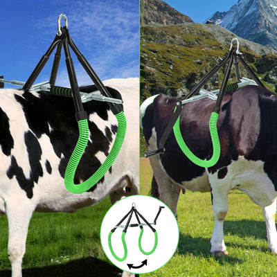 1500kg Heavy Duty Cow Hip Lifter Cattle Standing Aid Livestock Support Hoist - Image 5