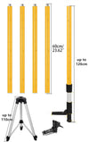 12 Ft/3.7m Adjustable Telescoping Pole for Rotary Line Lasers level AU STOCK