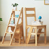 Folding Step Ladder Chair 4 Tier Multifunctional Plant Stand Ladder Stool Shelf - Image 4