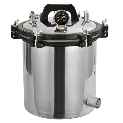 18L Steam Autoclave Sterilizer Sterilization Tattoo Dental Lab Medical Eqpt Tool