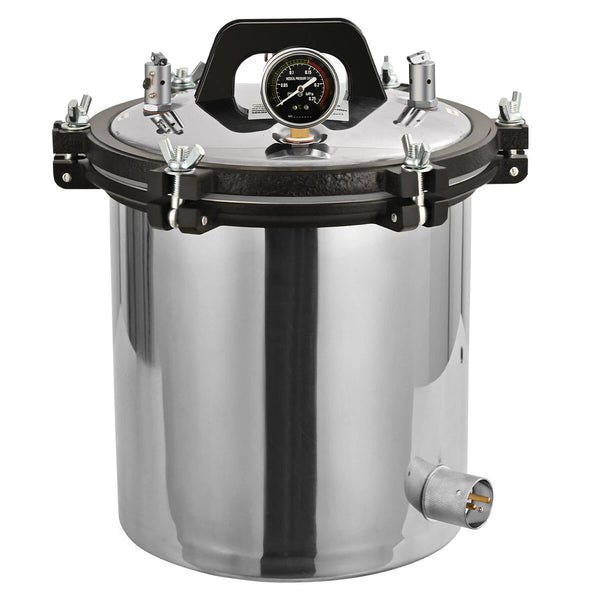 18L Steam Autoclave Sterilizer Sterilization Tattoo Dental Lab Medical Eqpt Tool