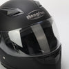 Black Motorcycle Bike Helmet Black Full Face Motorbike Helmets Visor 56-60cm - Image 8