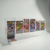 6 Slot Acrylic Pokemon TCG Premium Booster Pack Dispenser Stackable Design Clear