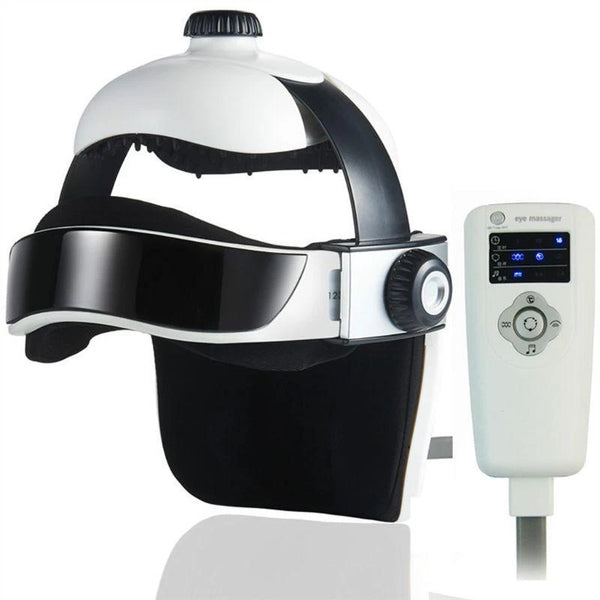 Head Massager Electric Head Massage Helmet Hot Compress To Relieve with Music